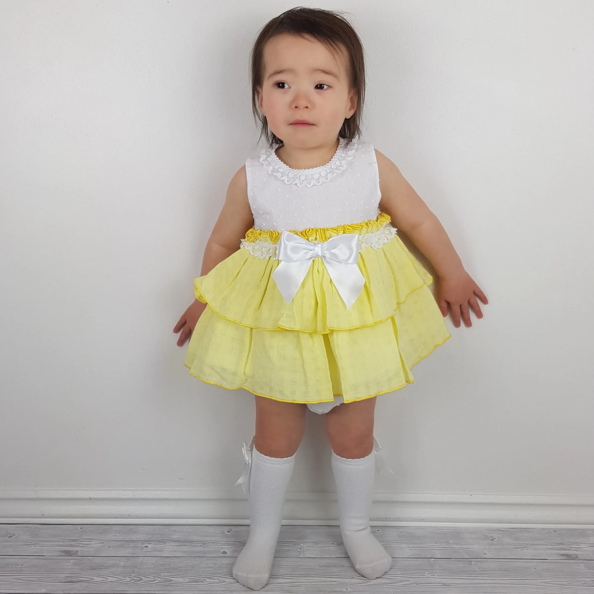 Ceyber Baby Girls Yellow Dress 3M-36M