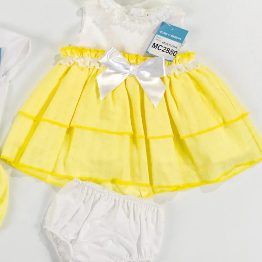 Ceyber Baby Girls Yellow Dress 3M-36M