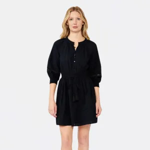 Cider Lace Mini Dress (Black)