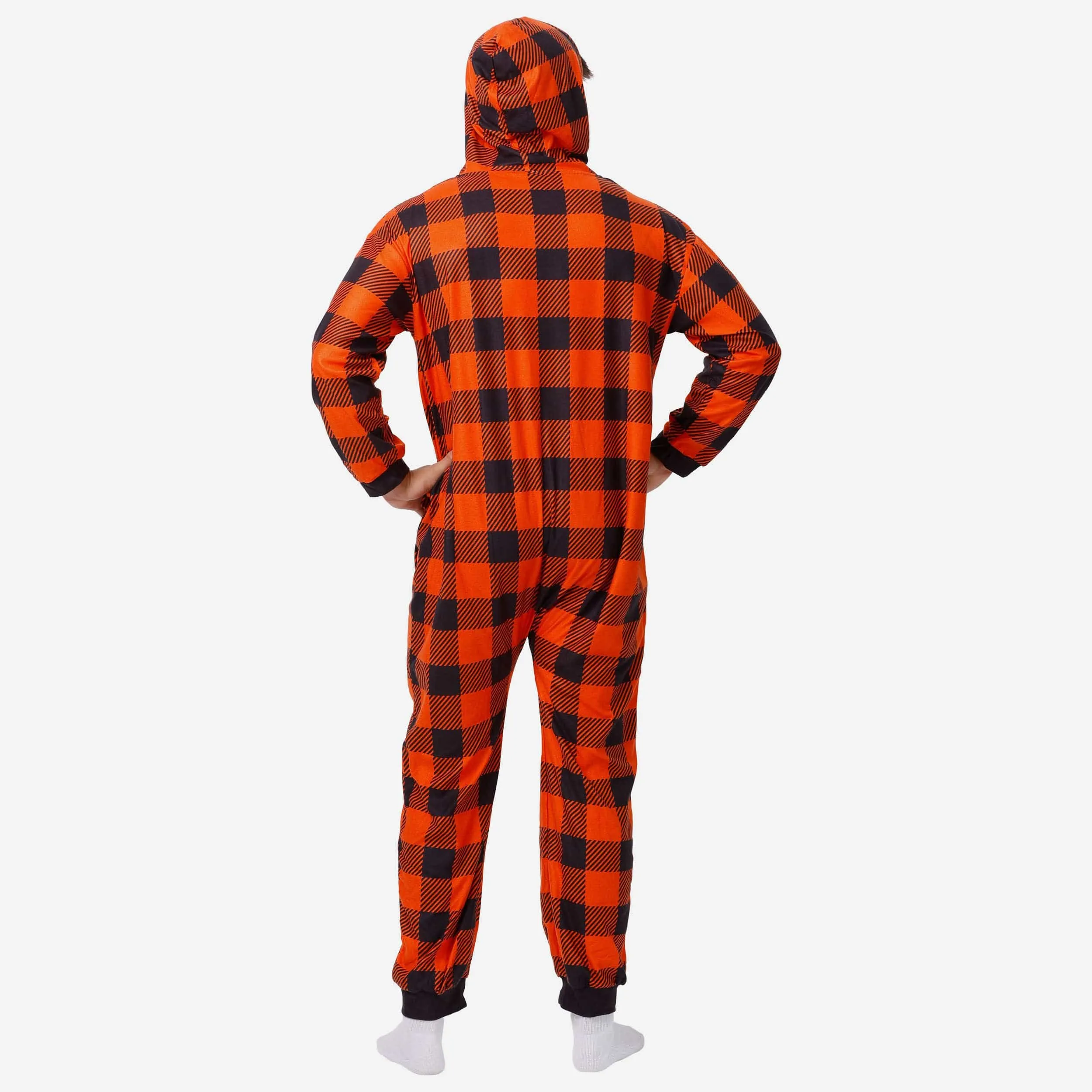 Cincinnati Bengals Plaid One Piece Pajamas