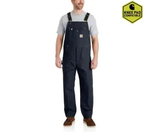 CL102776NAVY-34-30 Overalls Duck Bib Relaxed Fit Navy