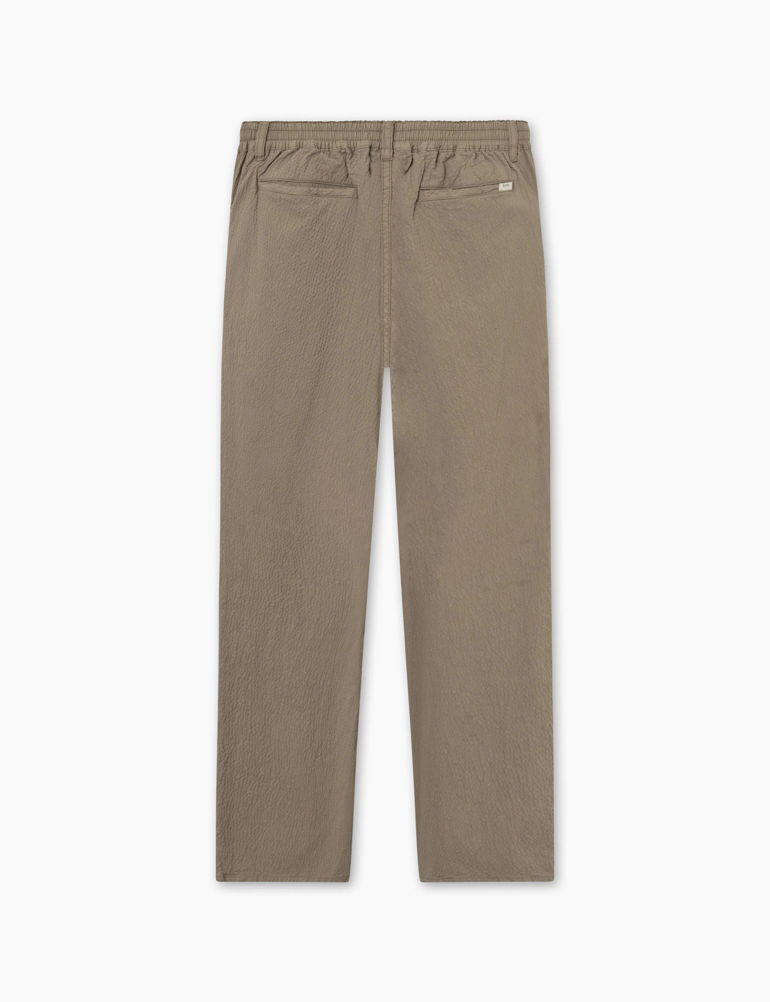 CLAY SEERSUCKER PANTS - TAUPE