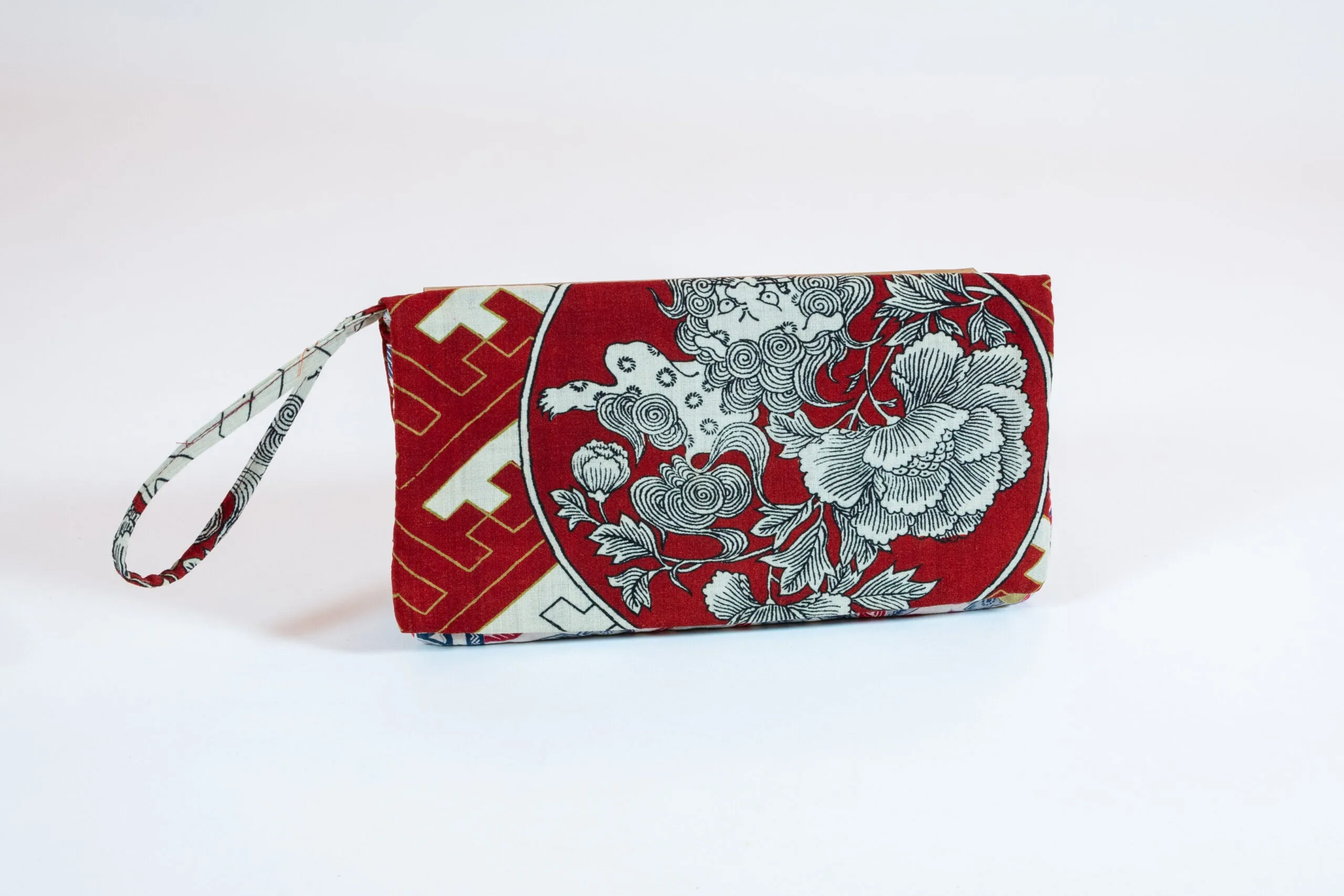 Clutch Purse of Vintage Kimono Fabric