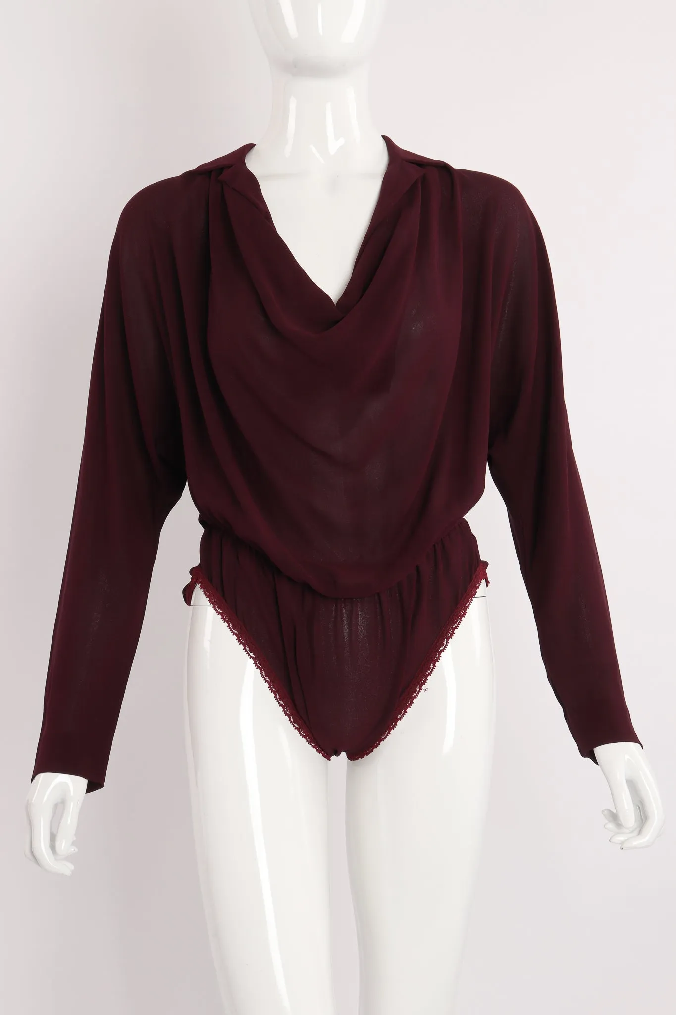 Collared Cowl Bodysuit