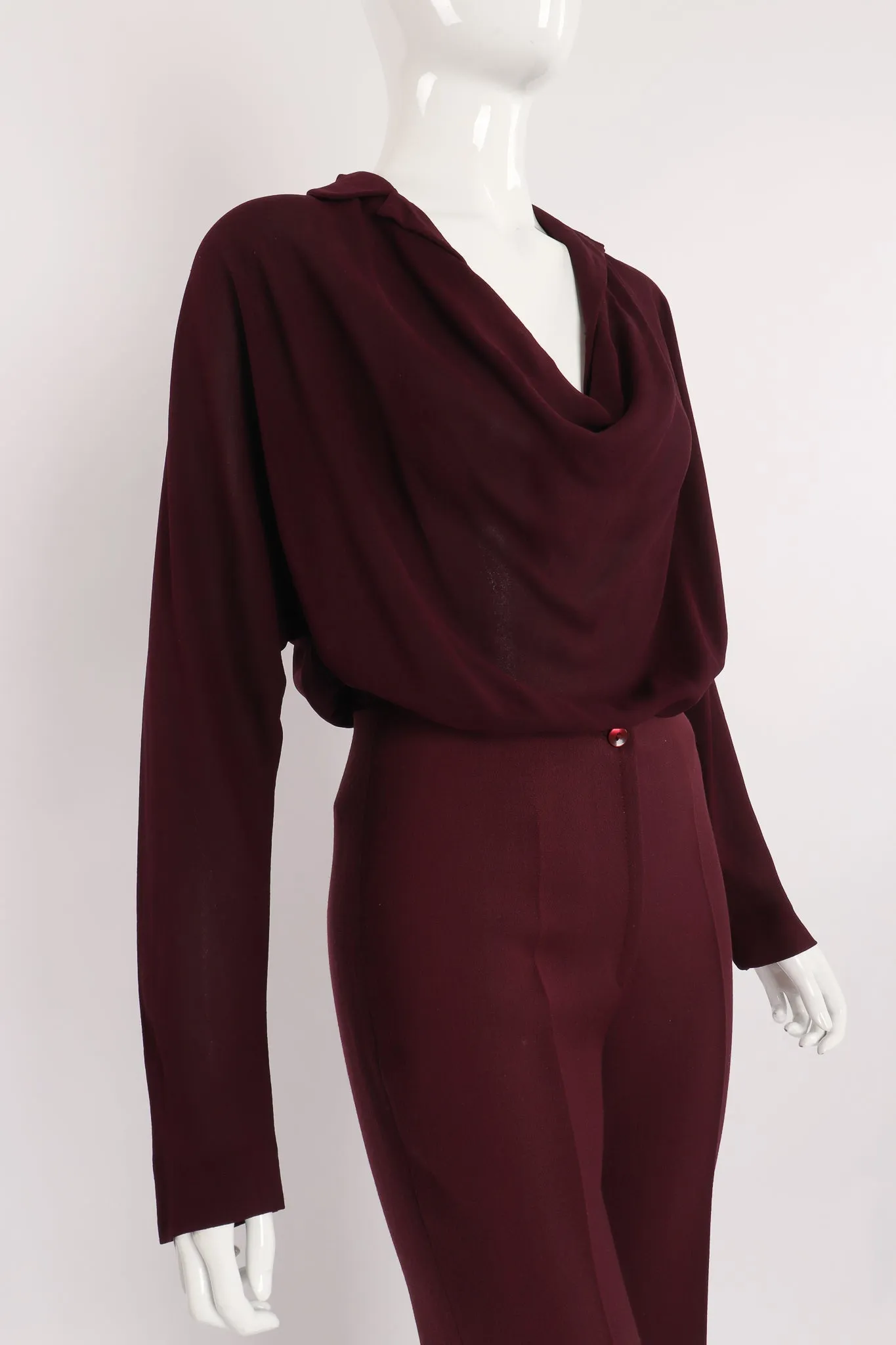 Collared Cowl Bodysuit