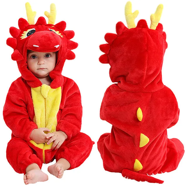 Comfortable Baby Overall with Hood and Zip