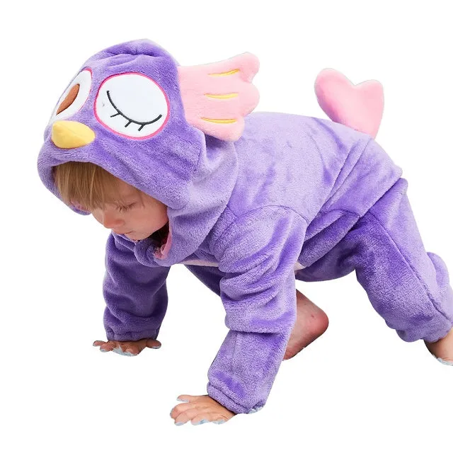 Comfortable Baby Overall with Hood and Zip