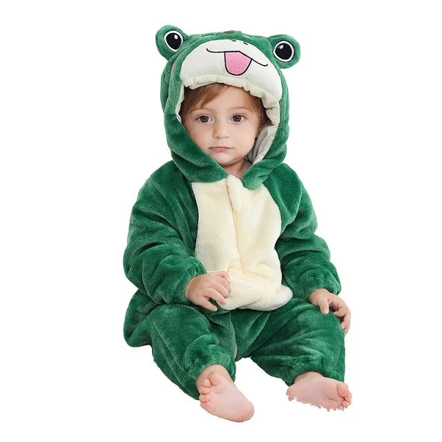 Comfortable Baby Overall with Hood and Zip