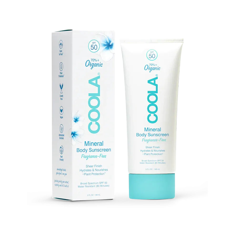 Coola Mineral Body Sunscreen Lotion SPF50 Fragrance Free 148 ml