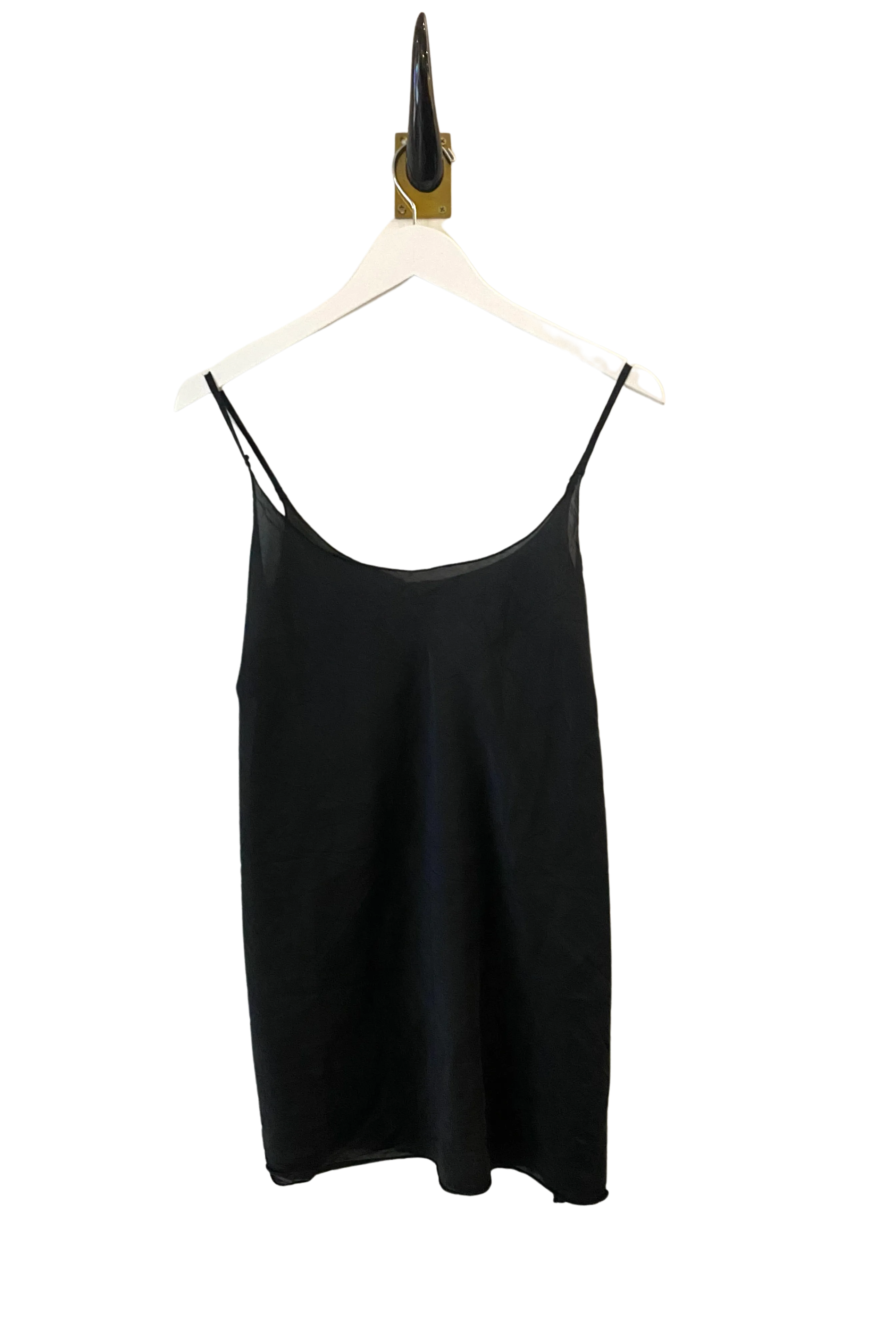 CP Shades Sheer Milla Black Cotton Silk Cami