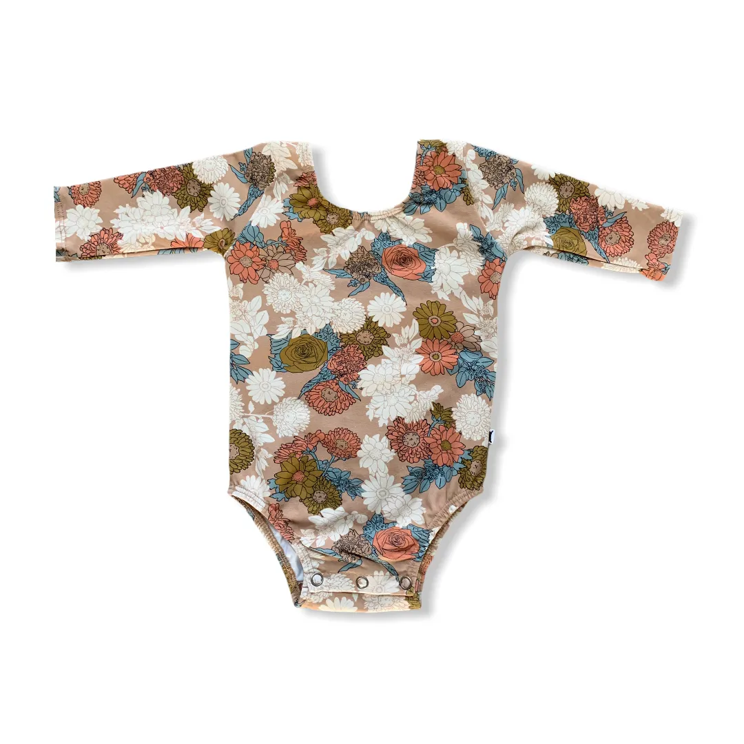 CROSS-BACK LEOTARD WILDFLOWER