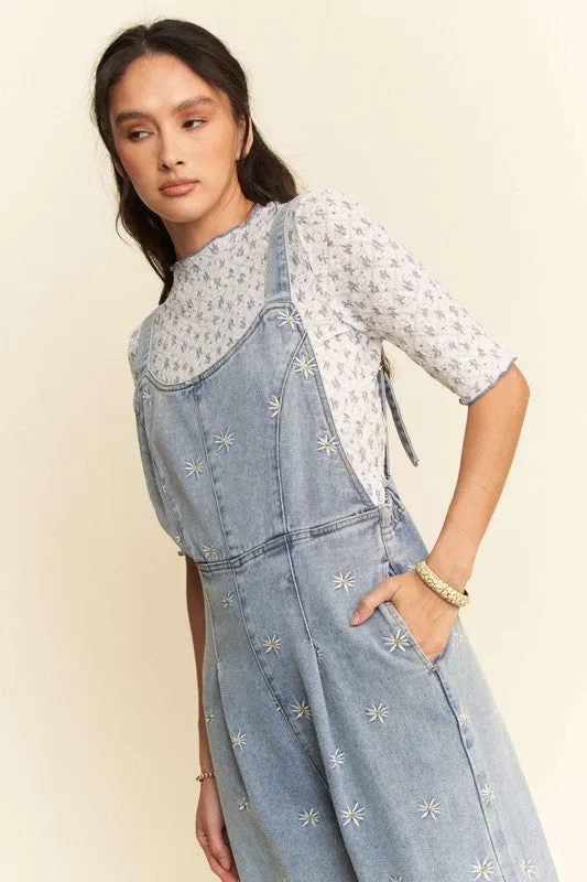Daisy Denim Overalls