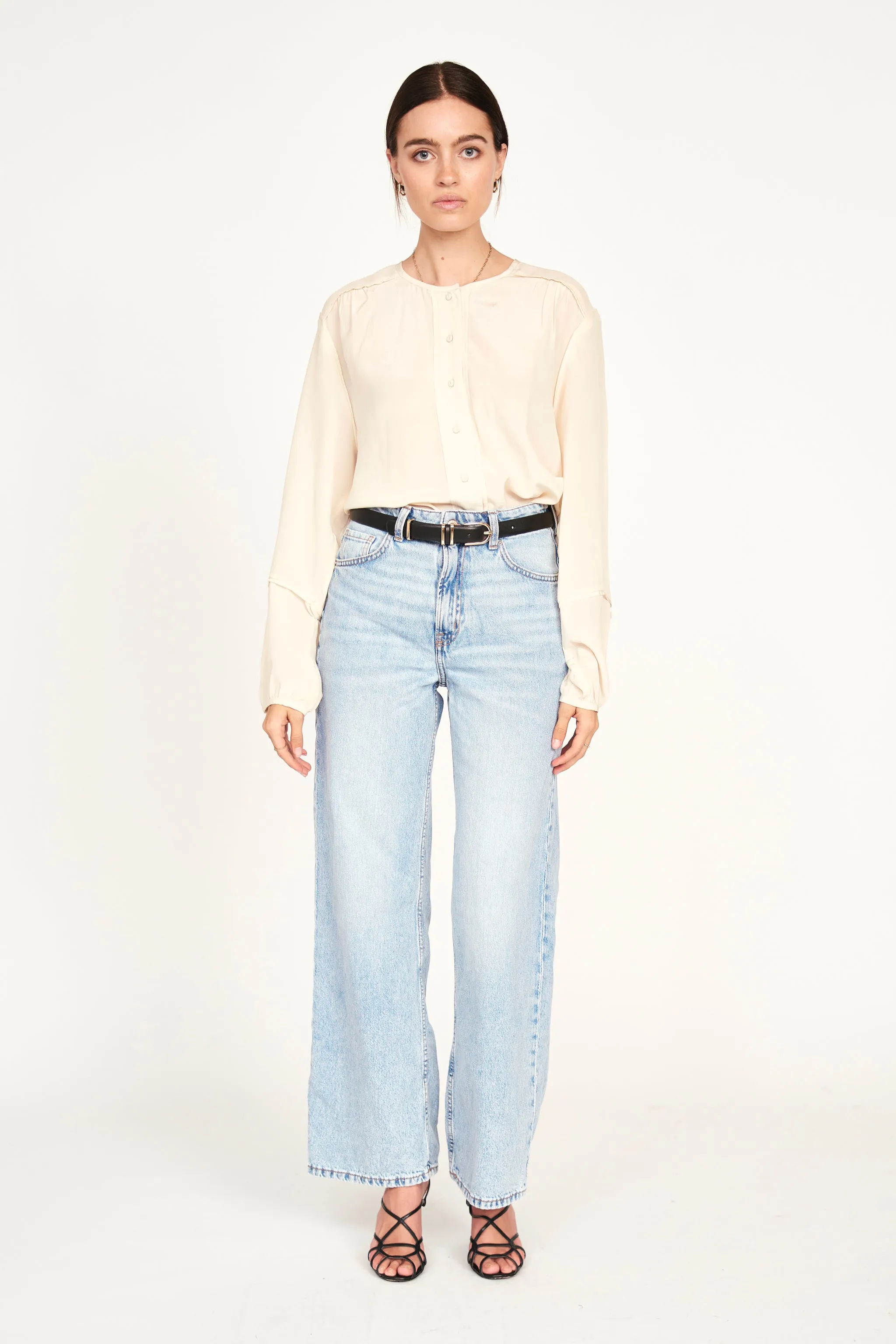 Dakota Blouse in Ivory