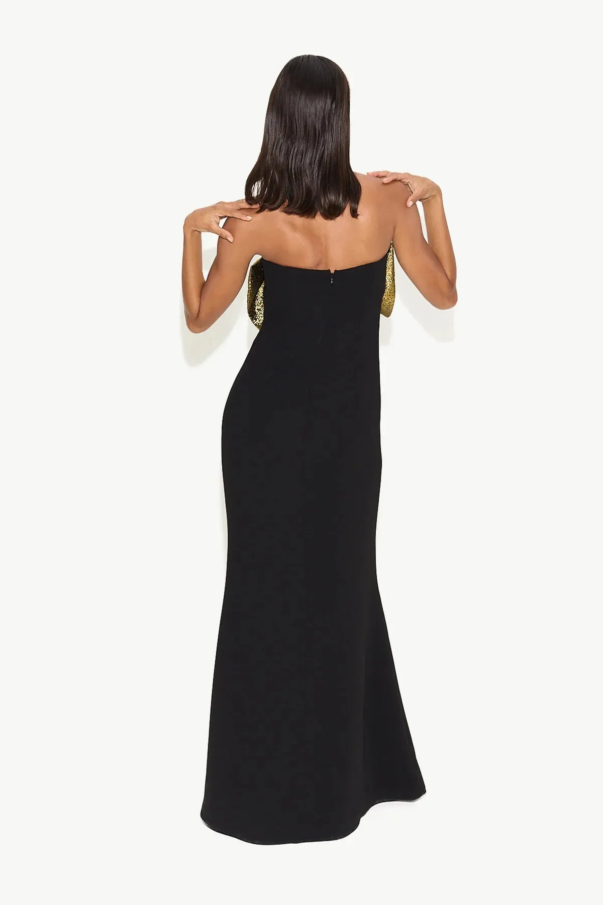 Dali Crepe Dress Black/Star