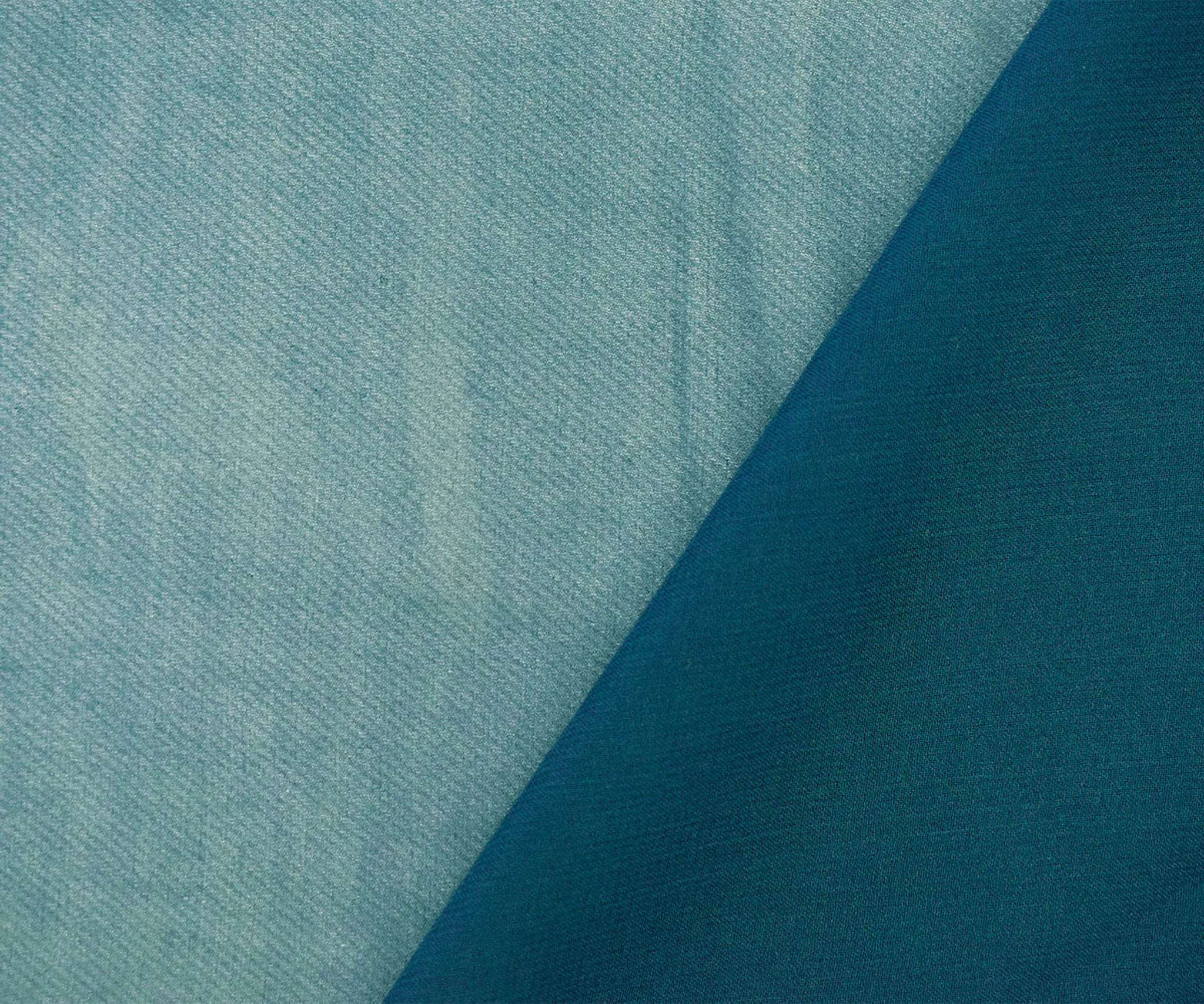 Deep Teal Silk Chiffon Woven Fabric