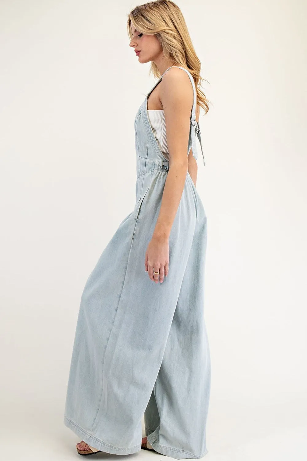 DENIM OVERALL JUMPSUIT