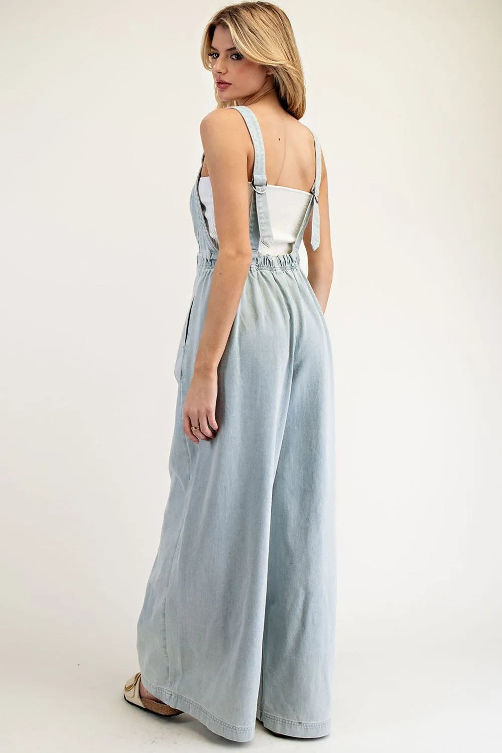 DENIM OVERALL JUMPSUIT
