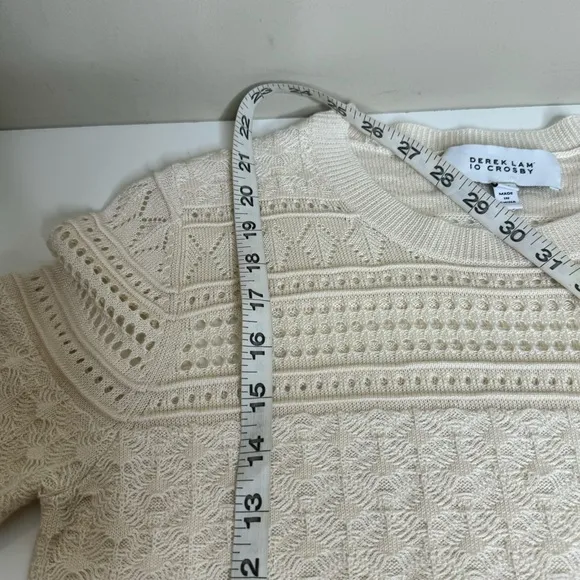 Derek Lam 10 Crosby Ivory Pullover Sweater size medium
