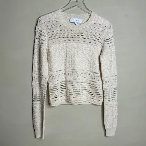 Derek Lam 10 Crosby Ivory Pullover Sweater size medium