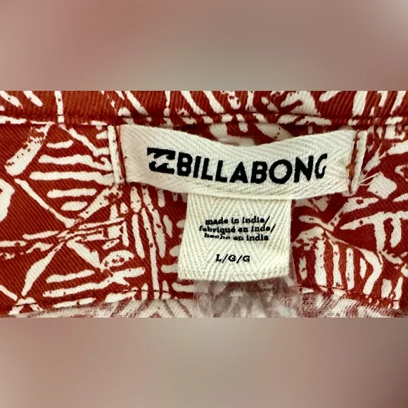 DESIGNED BY BILLABONG!! NWT WILD PURSUIT OVERALLS (CREAM &amp; RUST)WITH TIE STRAPS