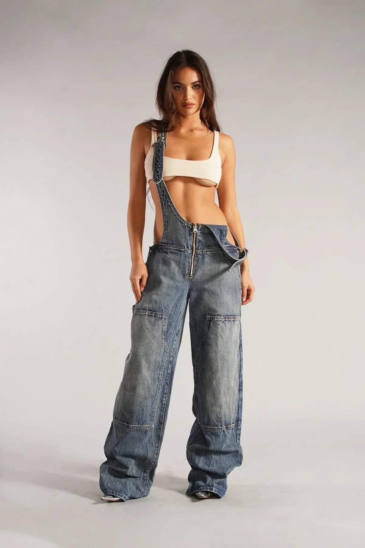 Dianna | Denim Overalls