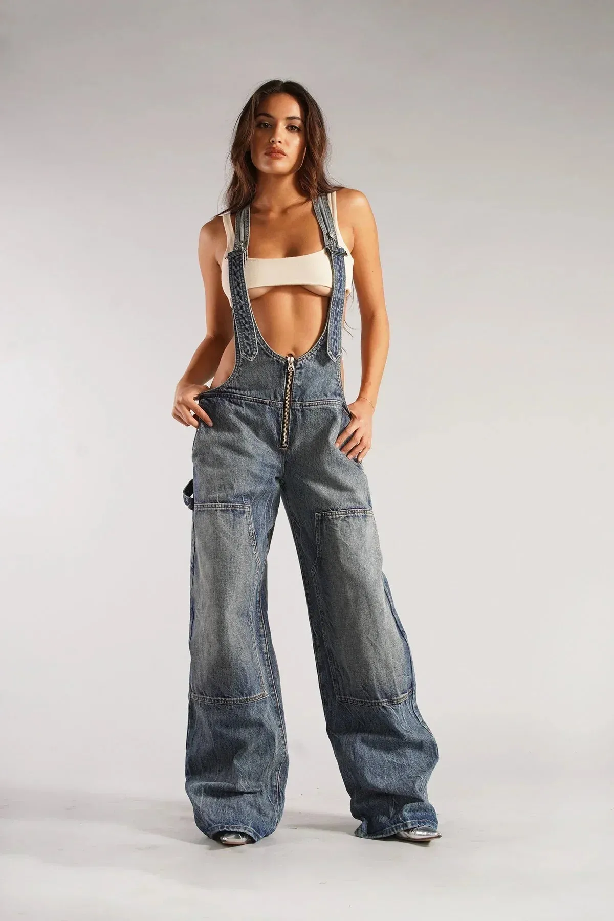 Dianna | Denim Overalls