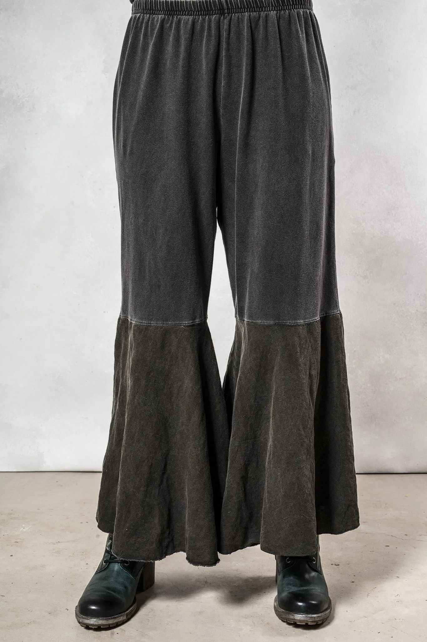 Distressed Flare Pant UnPrinted-Blue Fish Clothing