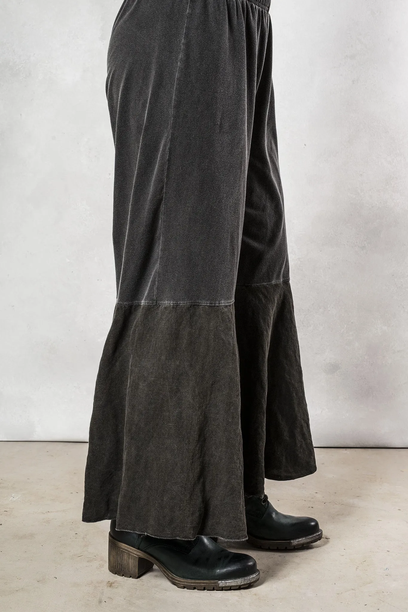 Distressed Flare Pant UnPrinted-Blue Fish Clothing