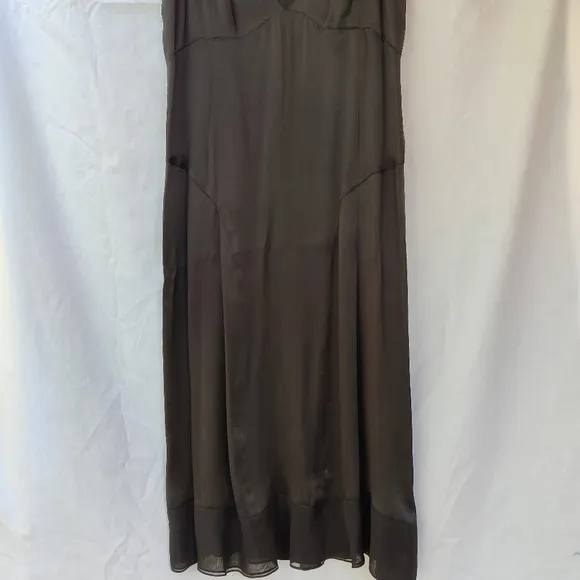 DKNY Little Black Dress SALE: Silk Slip Dress — styled for parties &amp; dancing