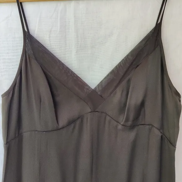 DKNY Little Black Dress SALE: Silk Slip Dress — styled for parties &amp; dancing