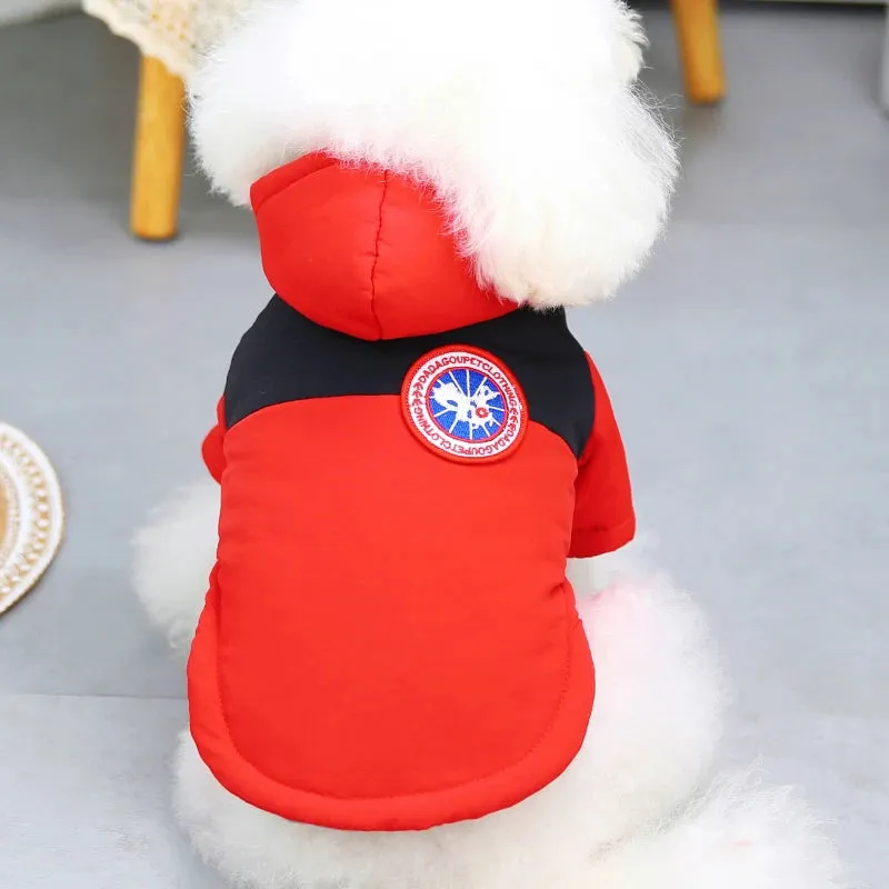 Dog Thicken Coat Overalls Winter Warm Dog Clothes For Small Dogs Puppy Chihuahua Jacket Poodle Costumes Pet Coats Yorkie Apparel
