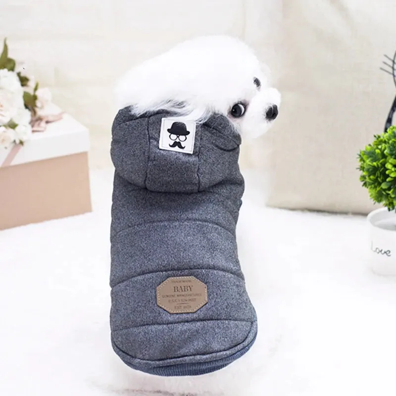 Dog Thicken Coat Overalls Winter Warm Dog Clothes For Small Dogs Puppy Chihuahua Jacket Poodle Costumes Pet Coats Yorkie Apparel