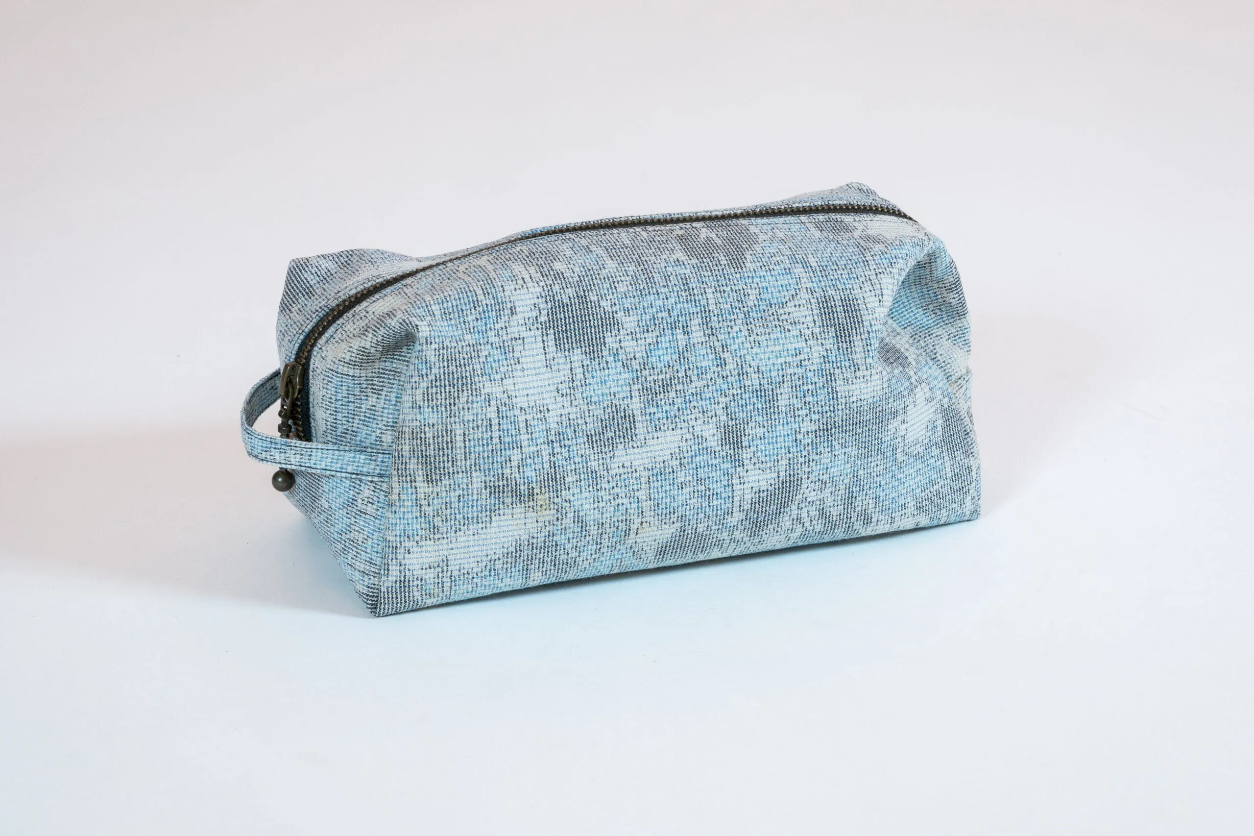 Dopp Kit of Vintage Kimono Fabric