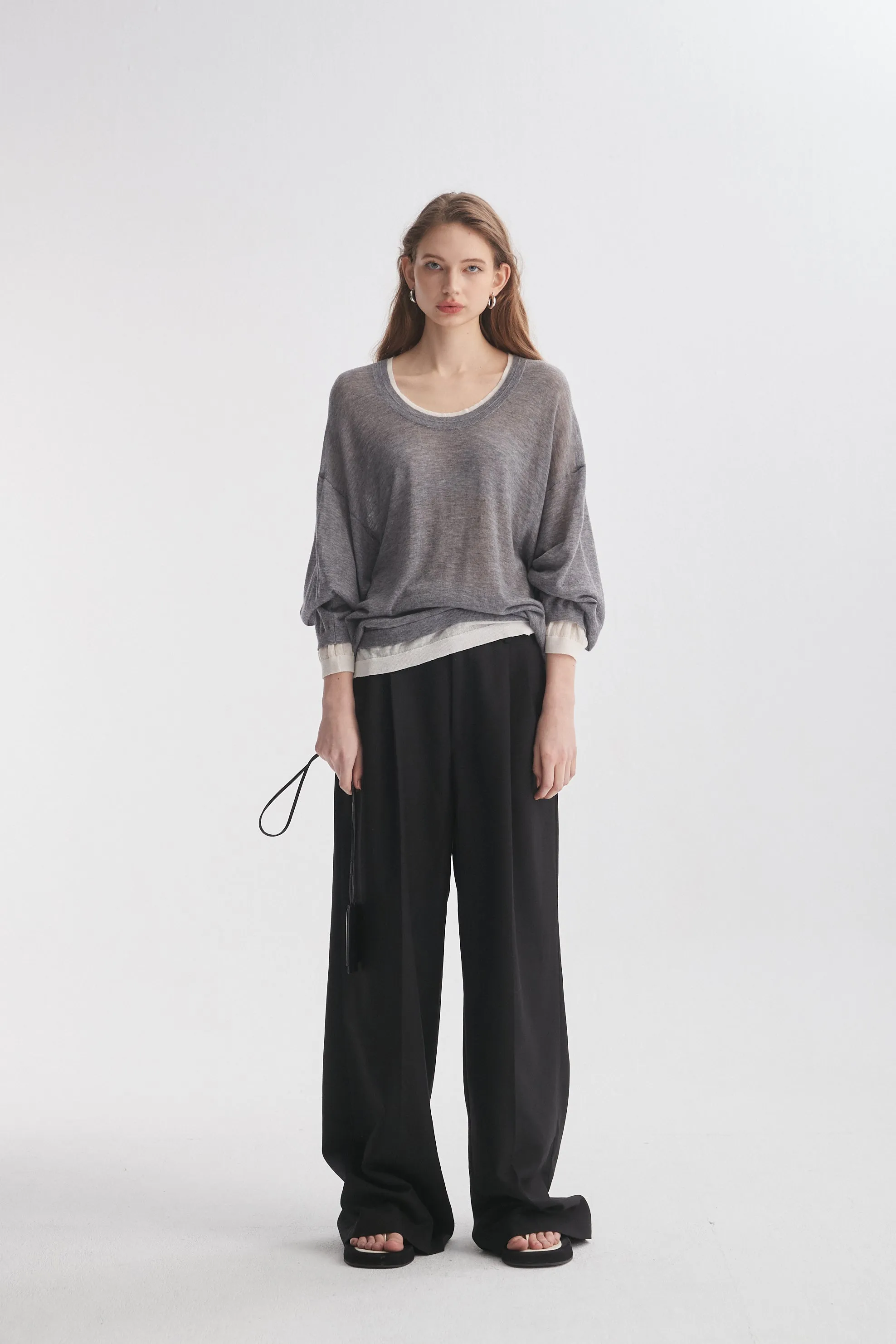 Double-Layer Long-Sleeve T-Shirt