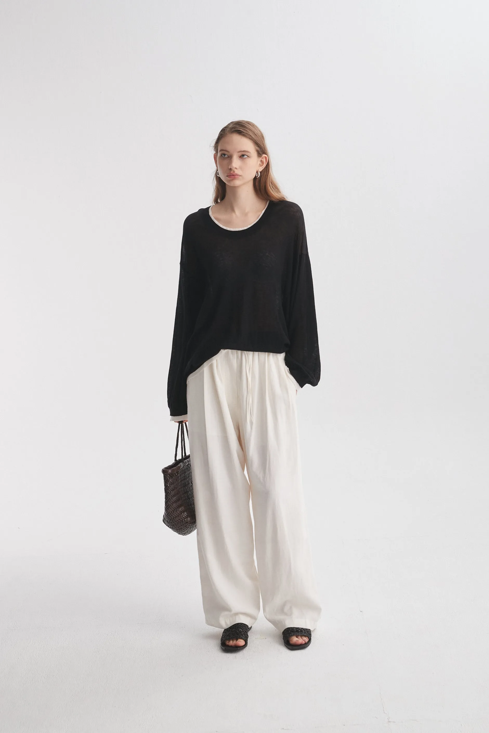 Double-Layer Long-Sleeve T-Shirt