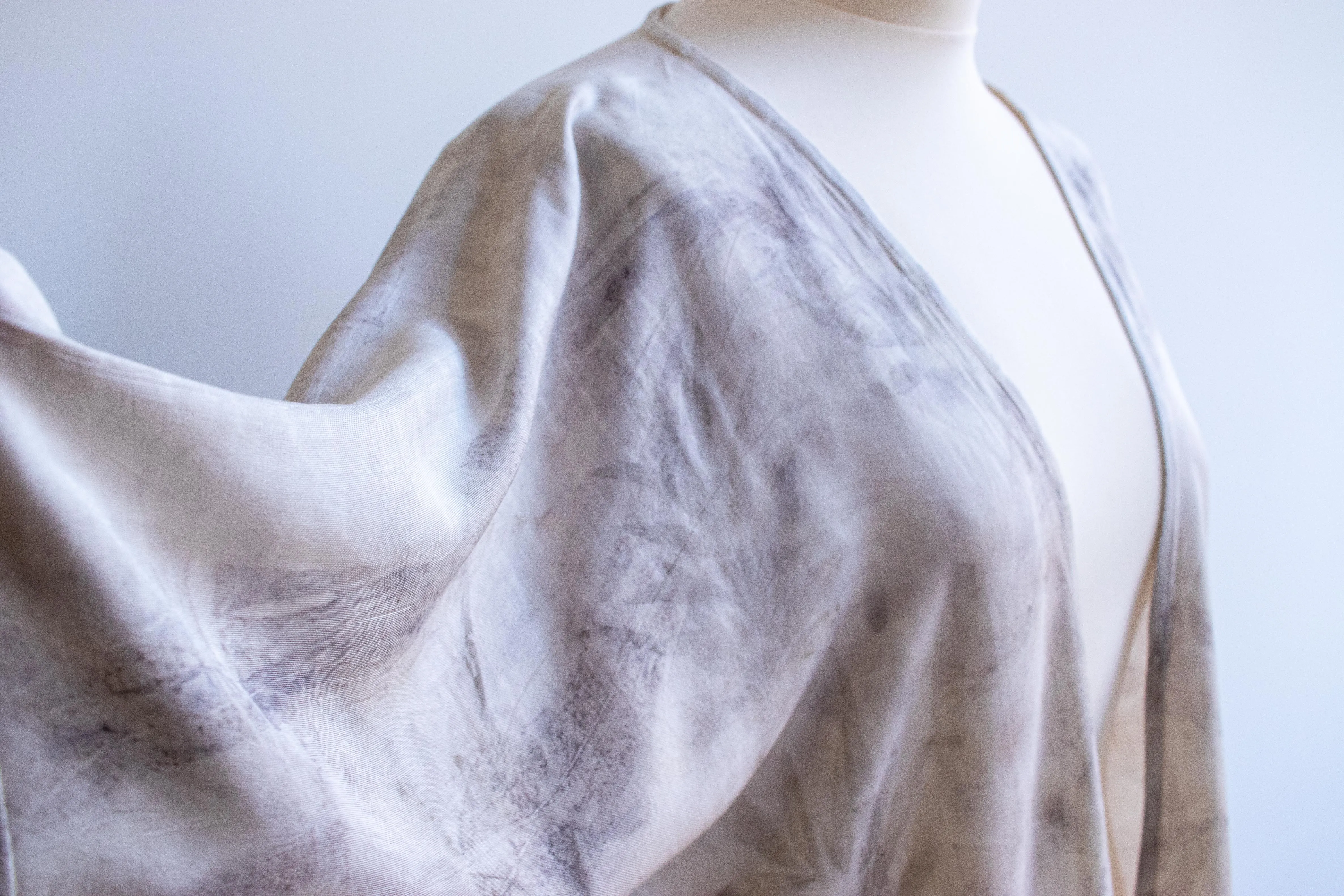 Eco-Print Kimono - Cha