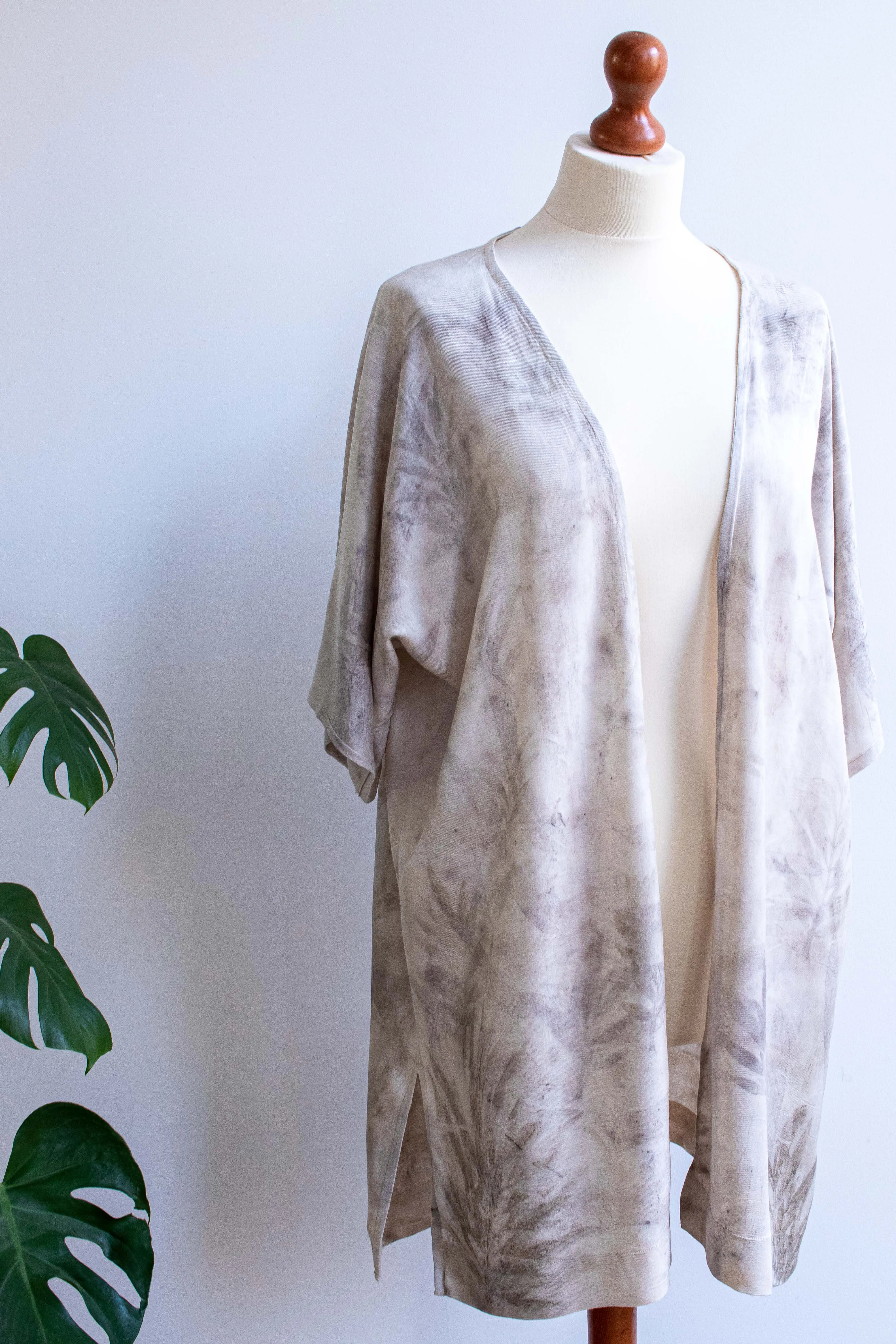 Eco-Print Kimono - Cha