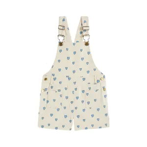 Ecru Hearts Overalls