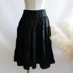 Emporio Armani Silk Vintage peasant skirt size 4 S