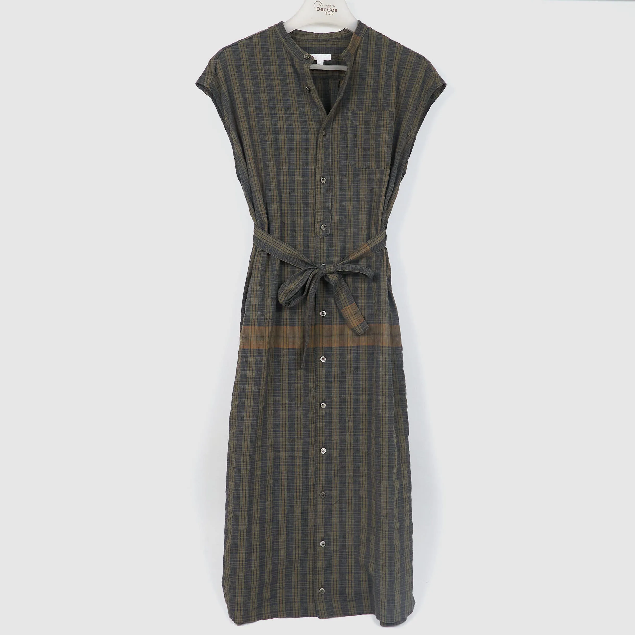 Engineered Garment Ladies Seersucker Plaid Dress