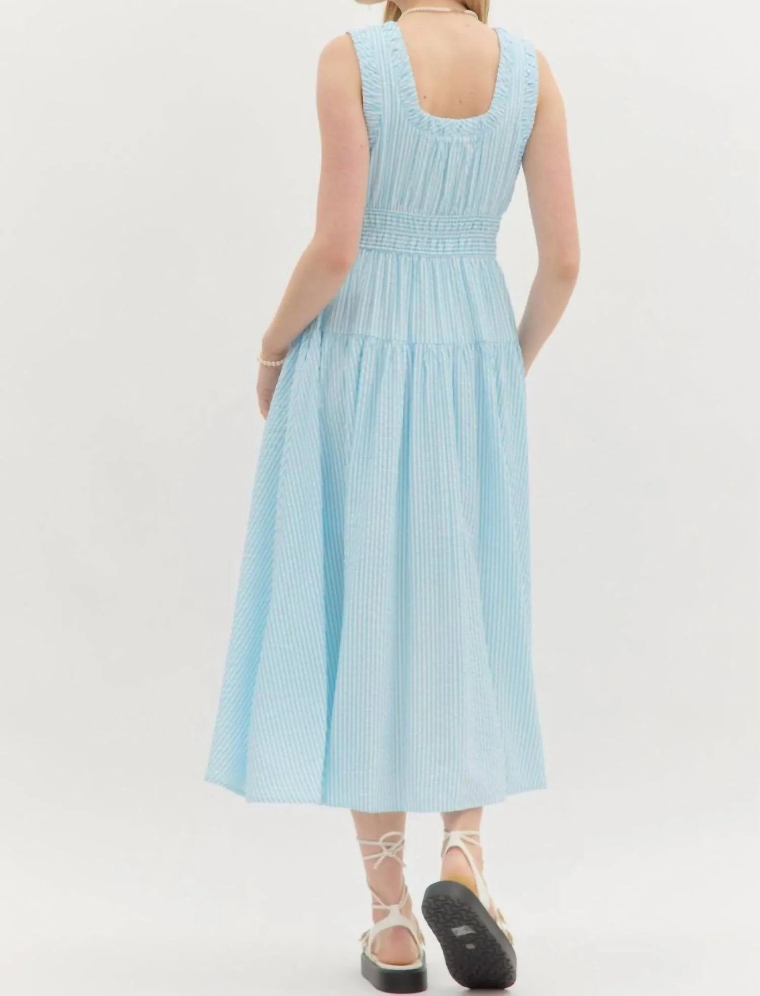 Entro - Seersucker Dress