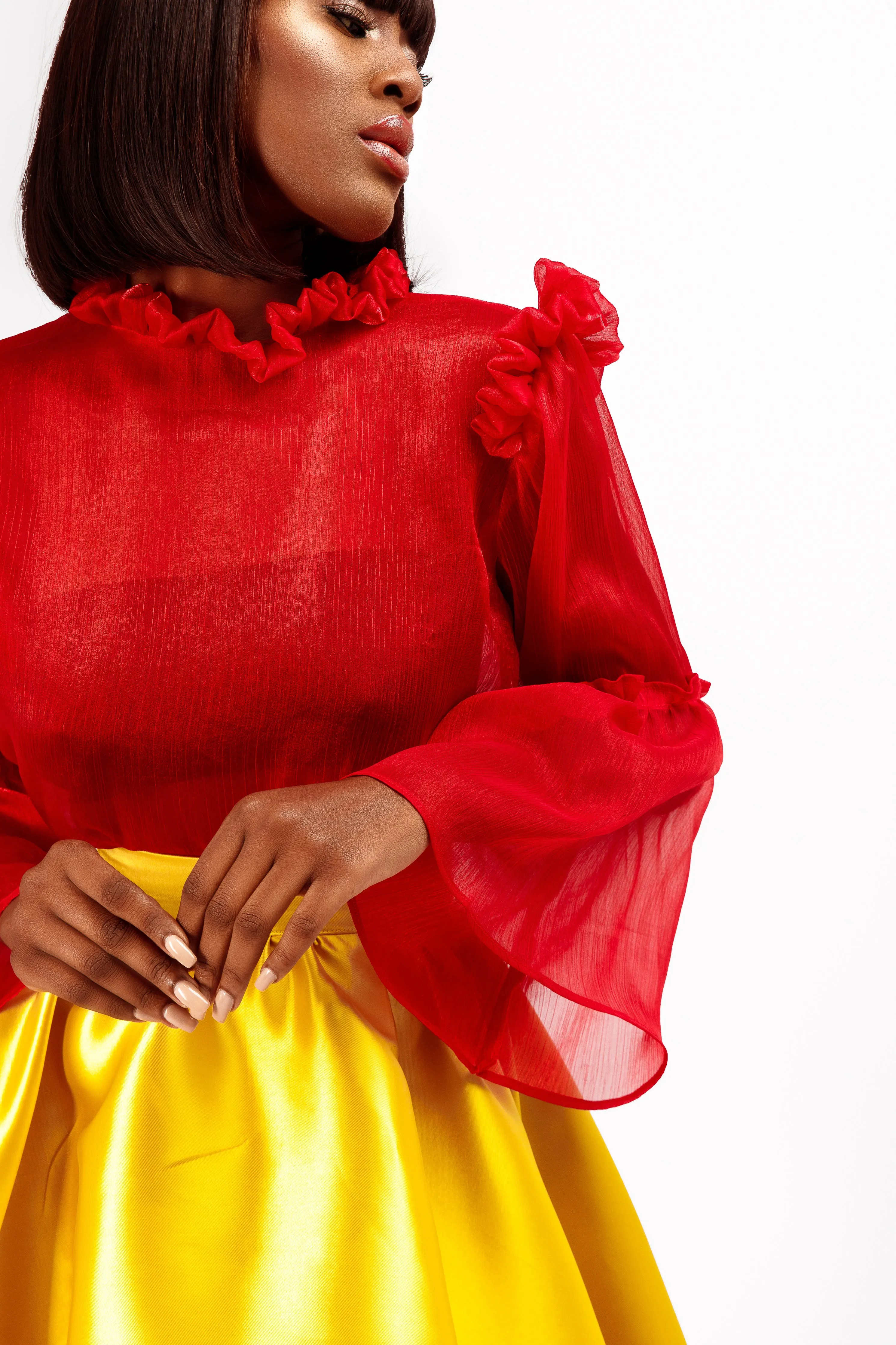 Euphoria 18 | Trumpet Sleeve Blouse I
