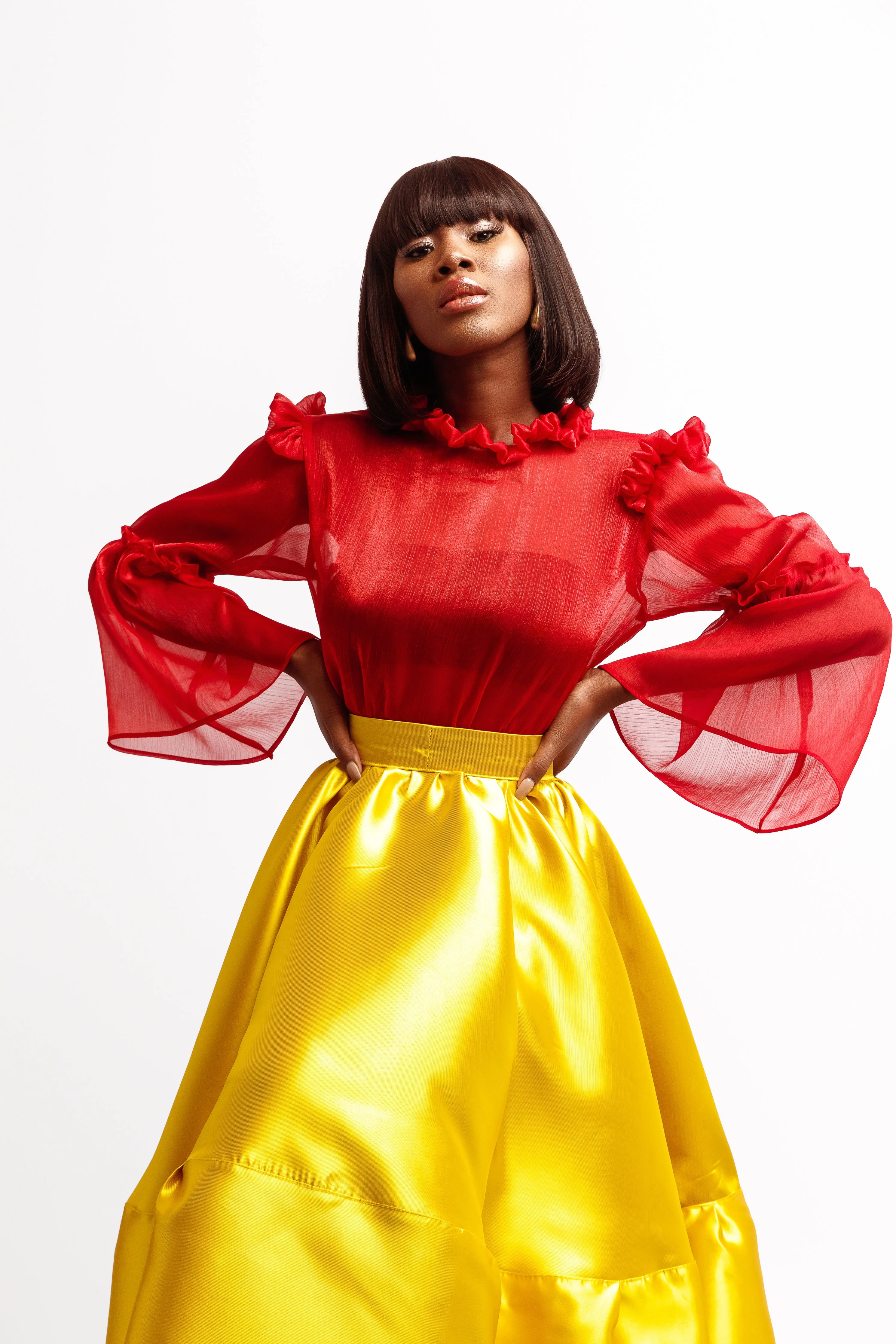 Euphoria 18 | Trumpet Sleeve Blouse I