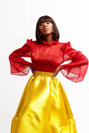 Euphoria 18 | Trumpet Sleeve Blouse I