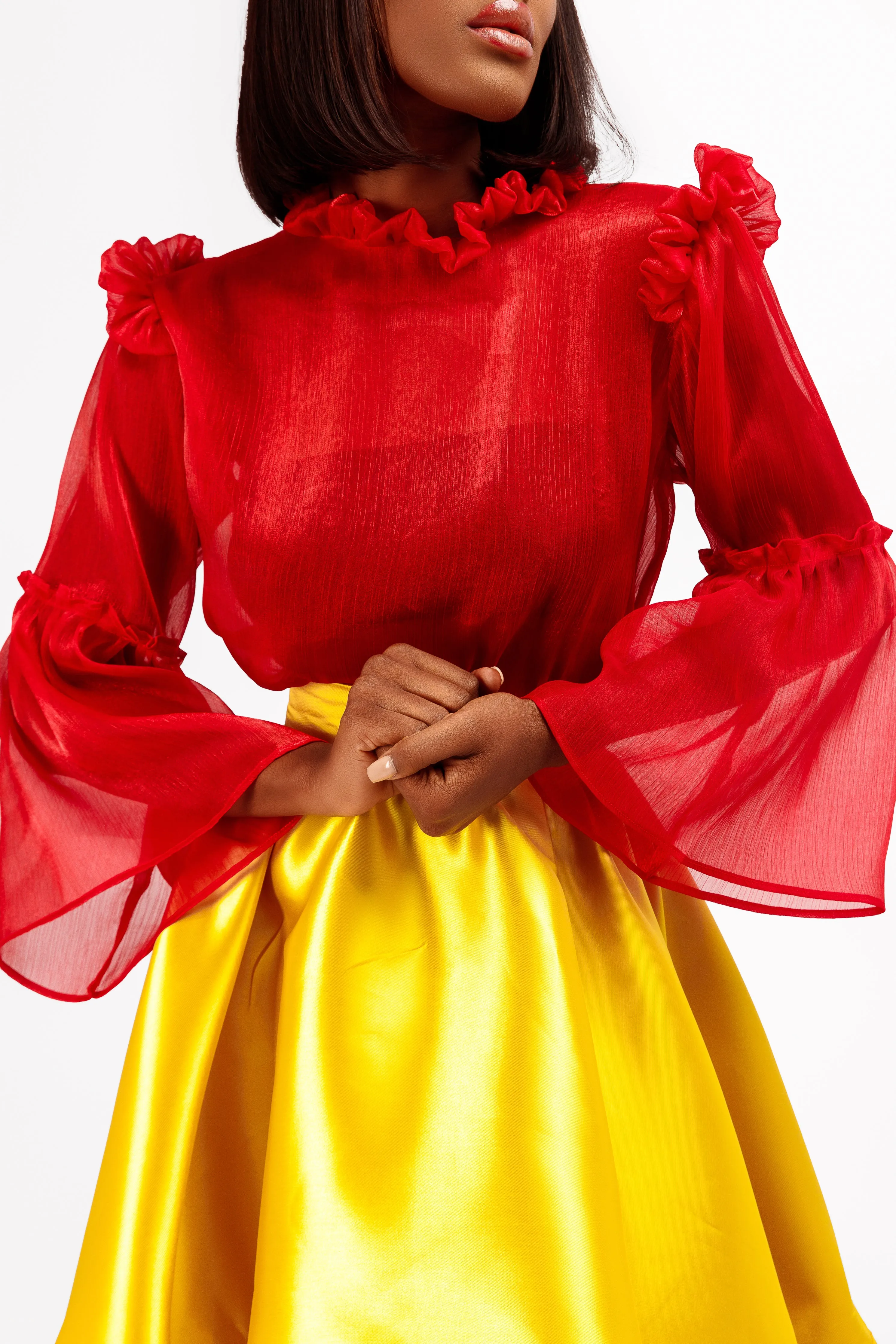 Euphoria 18 | Trumpet Sleeve Blouse I