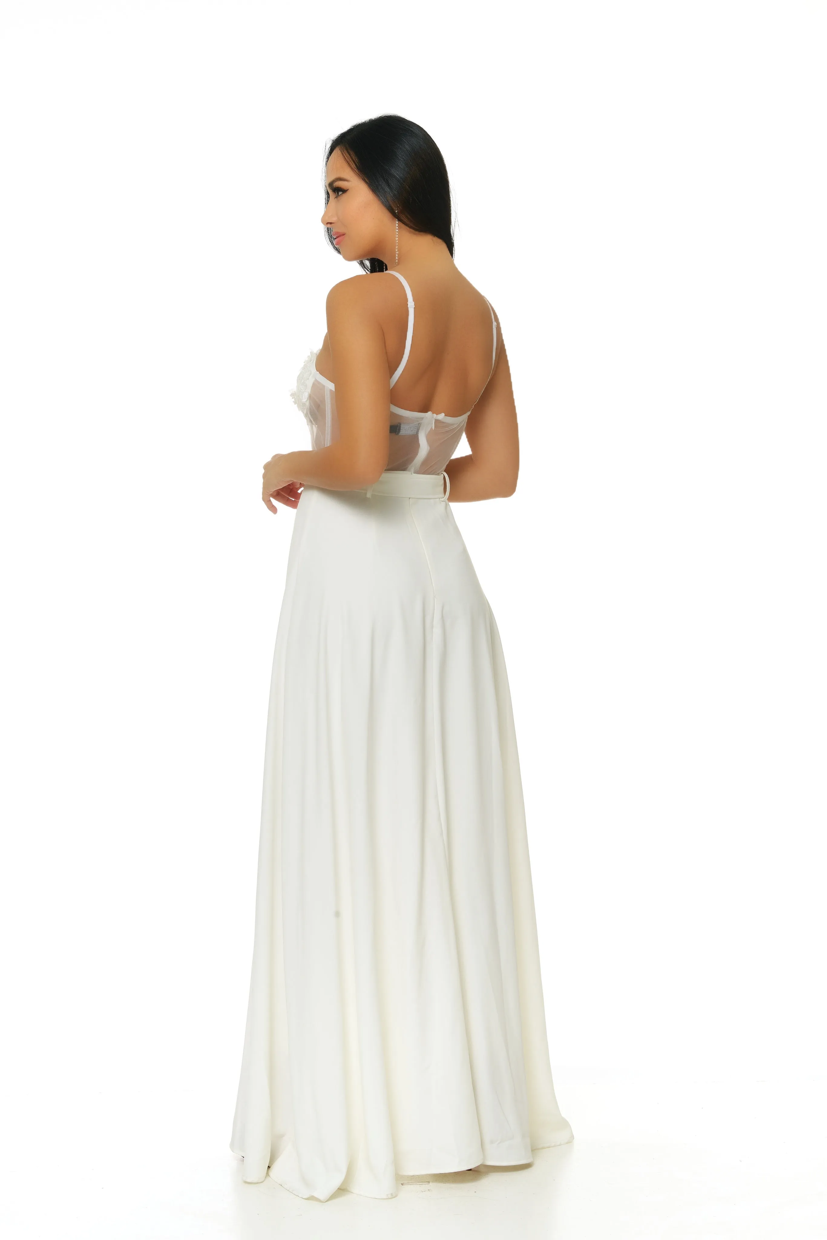 Evangeline Corset Cape Jumpsuit