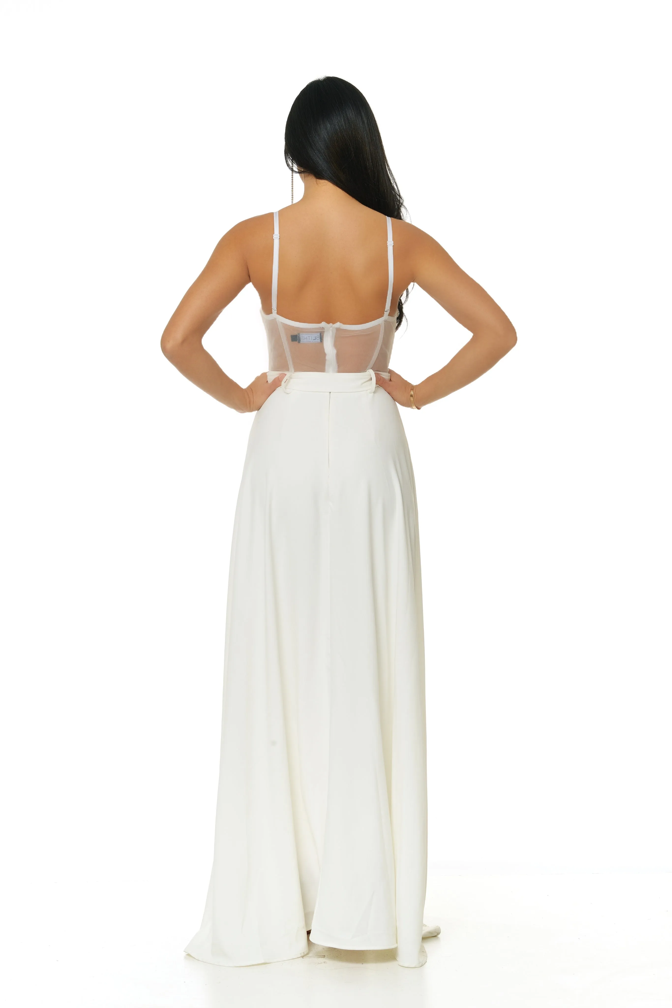 Evangeline Corset Cape Jumpsuit