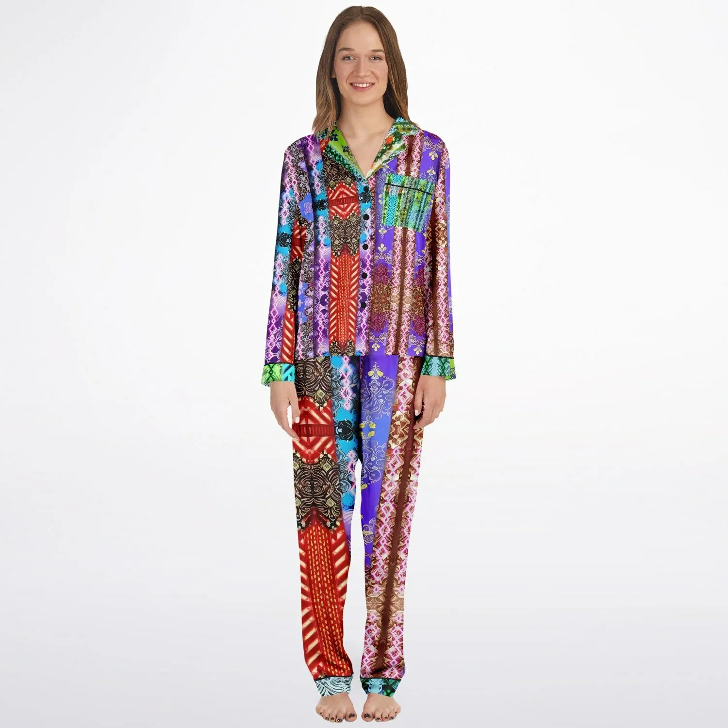 Fancy Women's Satin Pajamas
