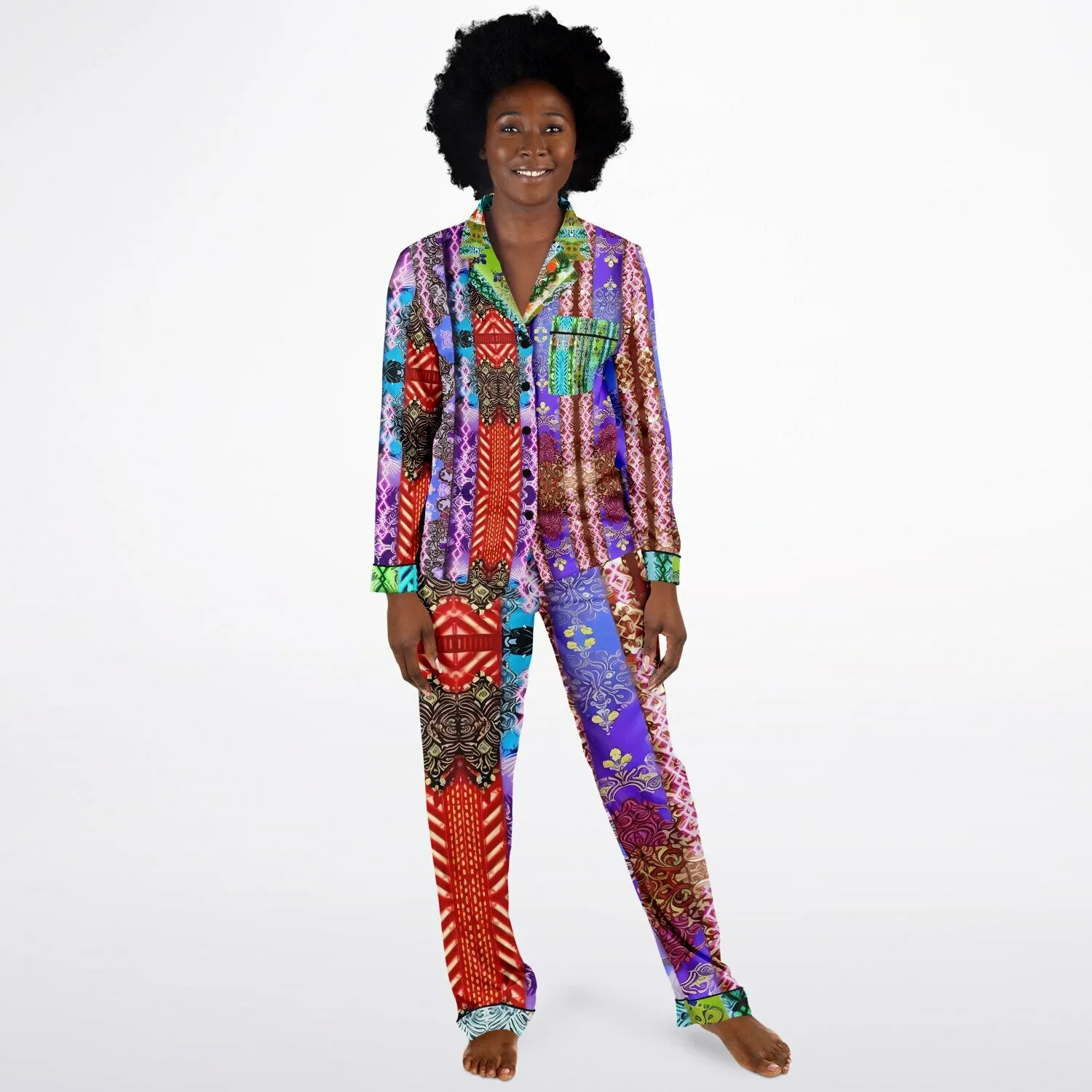 Fancy Women's Satin Pajamas