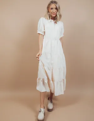 Fay Seersucker Midi Dress